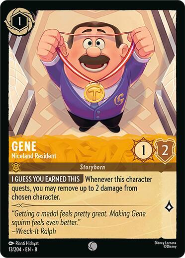 Gene - Niceland Resident 13/204 card from Reign of Jafar