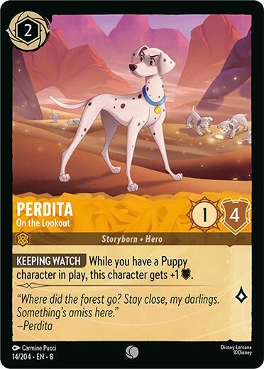 Perdita - On the Lookout 14/204 card from Reign of Jafar