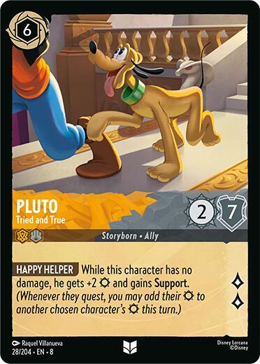 Pluto - Tried and True 28/204 card from Reign of Jafar