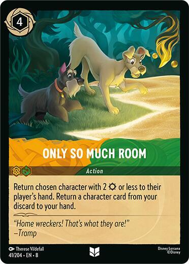 Only So Much Room 41/204 card from Reign of Jafar