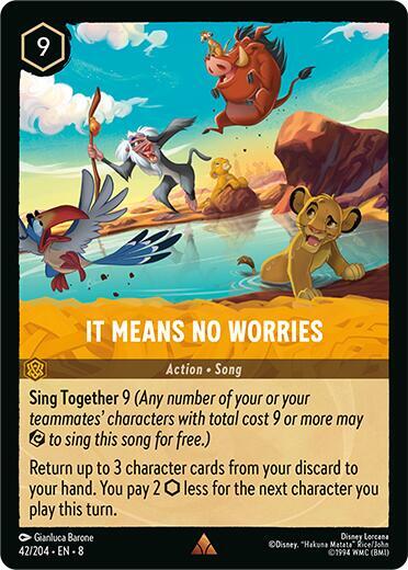 It Means No Worries 42/204 card from Reign of Jafar