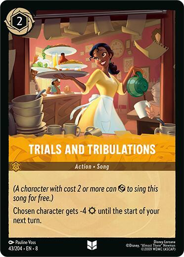 Trials and Tribulations 43/204 card from Reign of Jafar