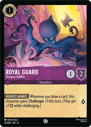 Royal Guard - Octopus Soldier 52/204 card from Reign of Jafar