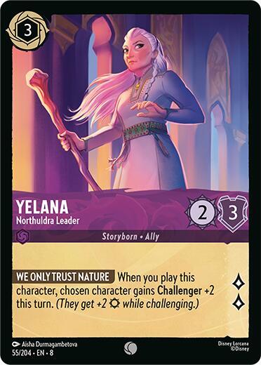 Yelana - Northuldra Leader 55/204 card from Reign of Jafar