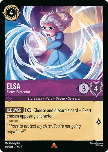 Elsa - Fierce Protector 60/204 card from Reign of Jafar