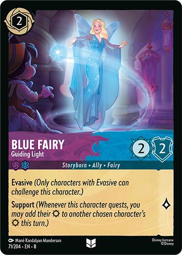 Blue Fairy - Guiding Light 71/204 card from Reign of Jafar