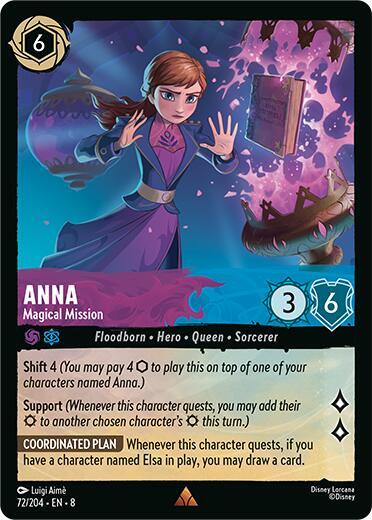 Anna - Magical Mission 72/204 card from Reign of Jafar