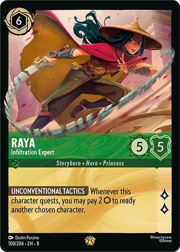 Raya - Infiltration Expert 100/204 card from Reign of Jafar