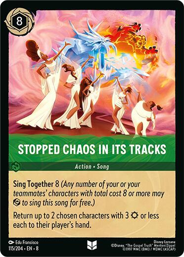 Stopped Chaos in Its tracks 115/204 card from Reign of Jafar