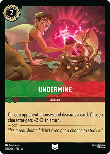 Undermine 117/204 card from Reign of Jafar