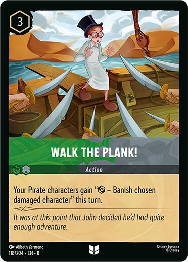 Walk the Plank 118/204 card from Reign of Jafar