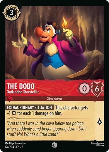 The Dodo - Outlandish Storyteller 126/204 card from Reign of Jafar
