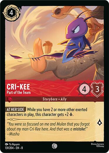 Cri-Kee - Part of the Team 131/204 card from Reign of Jafar
