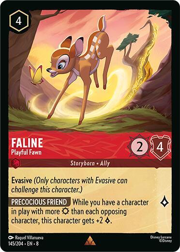 Faline - Playful Fawn 145/204 card from Reign of Jafar