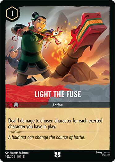 Light the Fuse 149/204 card from Reign of Jafar