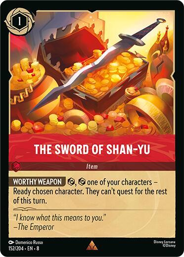 The Sword of Shan Yu 152/204 card from Reign of Jafar