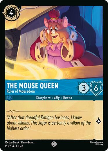 The Mouse Queen - Ruler of Mousedom 153/204 card from Reign of Jafar