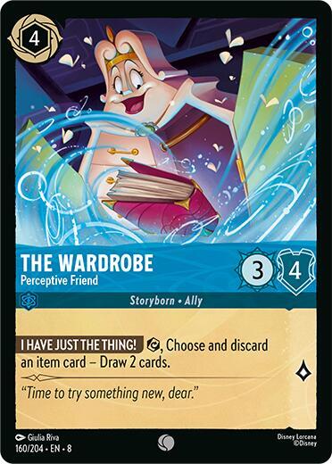 The Wardrobe - Perceptive Friend 160/204 card from Reign of Jafar