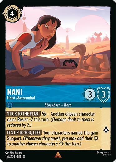 Nani - Heist Mastermind 165/204 card from Reign of Jafar