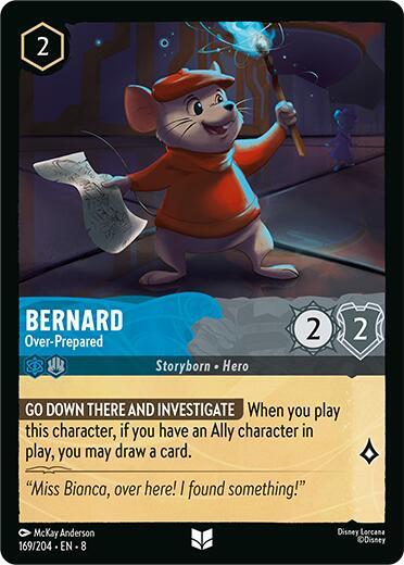 Bernard - Over-Prepared 169/204 card from Reign of Jafar