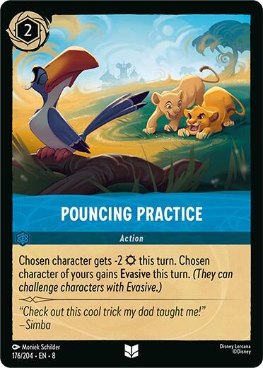 Pouncing Practice 176/204 card from Reign of Jafar
