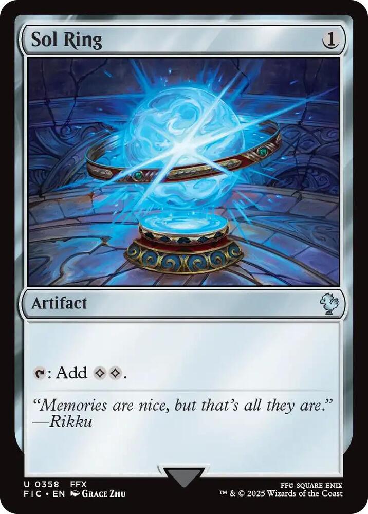 Sol Ring 358 card from Commander: FINAL FANTASY