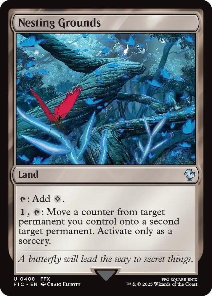 Nesting Grounds 408 card from Commander: FINAL FANTASY