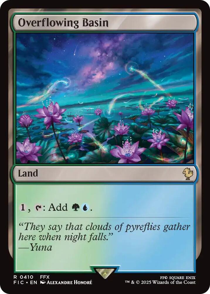 Overflowing Basin 410 card from Commander: FINAL FANTASY