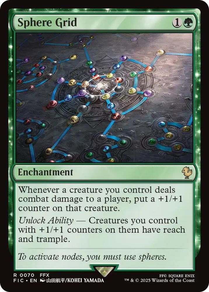 Sphere Grid 70 card from Commander: FINAL FANTASY