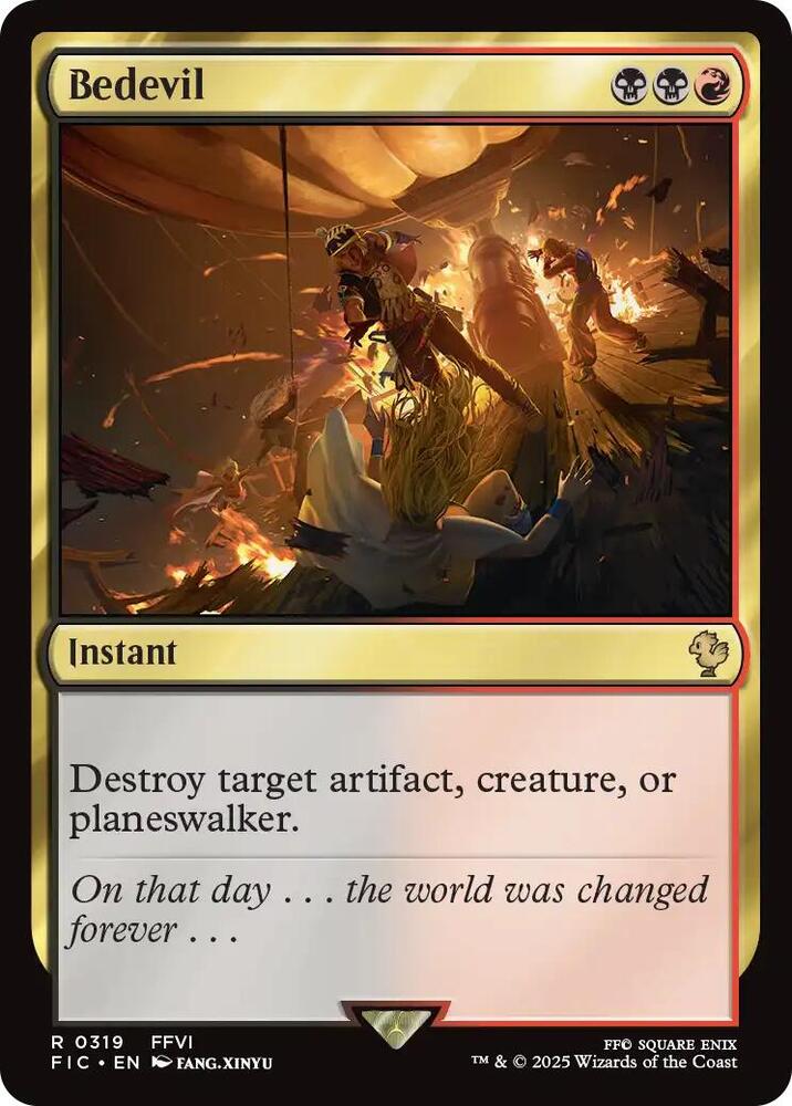 Bedevil 319 card from Commander: FINAL FANTASY