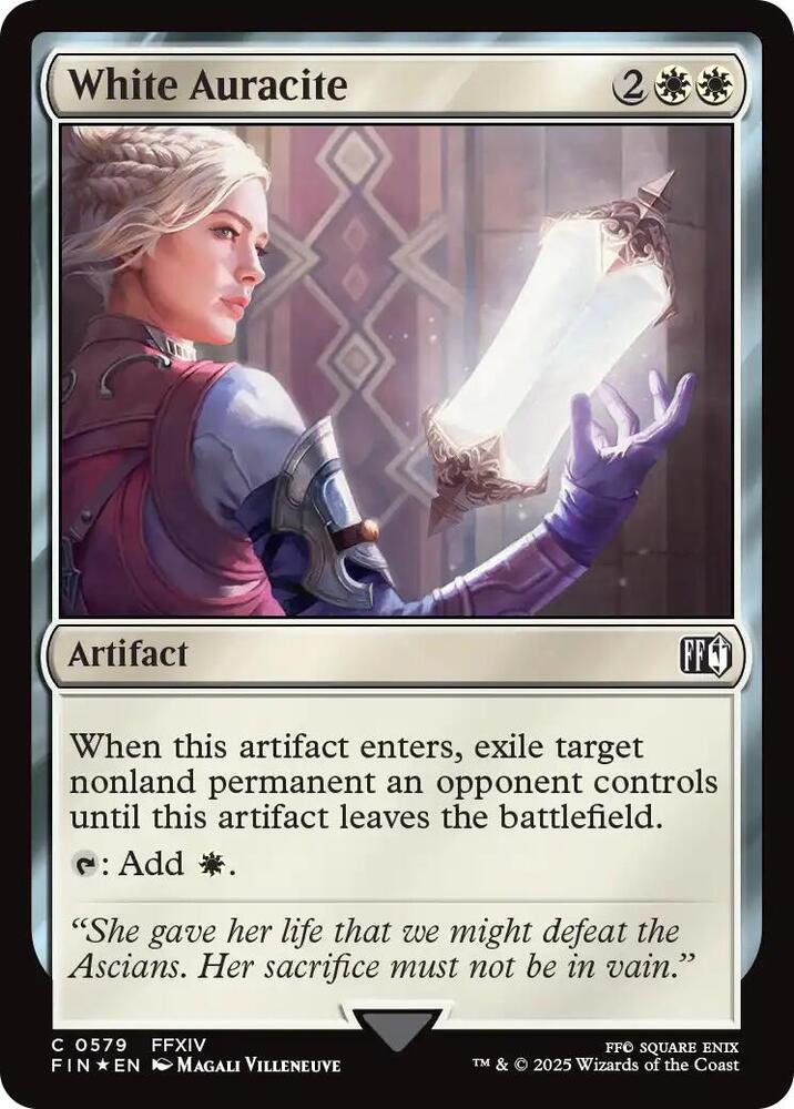 White Auracite (Surge Foil) 579 card from FINAL FANTASY