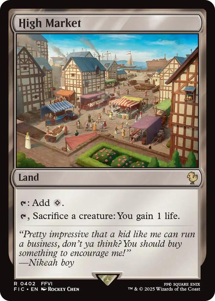 High Market 402 card from Commander: FINAL FANTASY