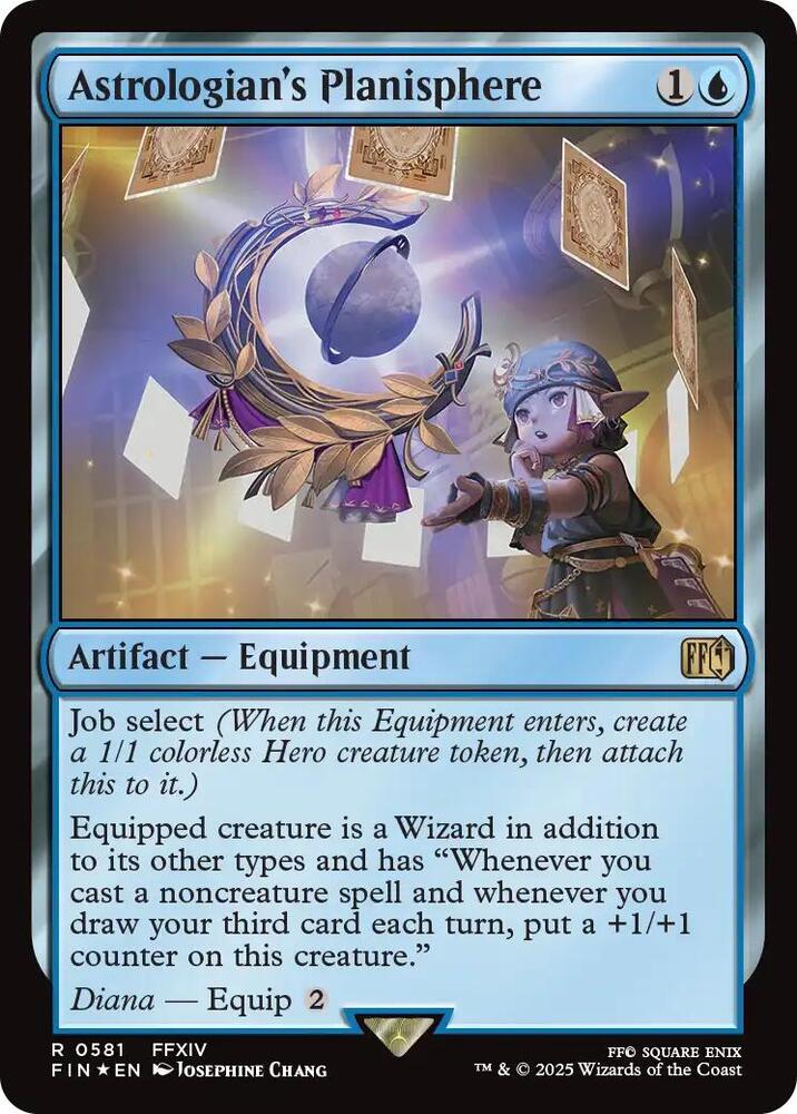 Astrologian's Planisphere (Surge Foil) 581 card from FINAL FANTASY