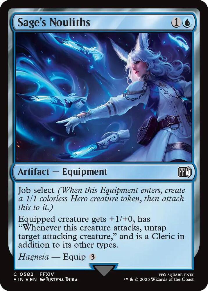 Sage's Nouliths (Surge Foil) 582 card from FINAL FANTASY