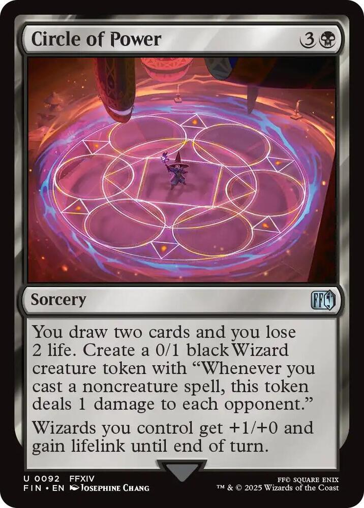Circle of Power 92 card from FINAL FANTASY