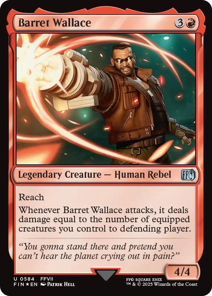 Barret Wallace (Surge Foil) 584 card from FINAL FANTASY