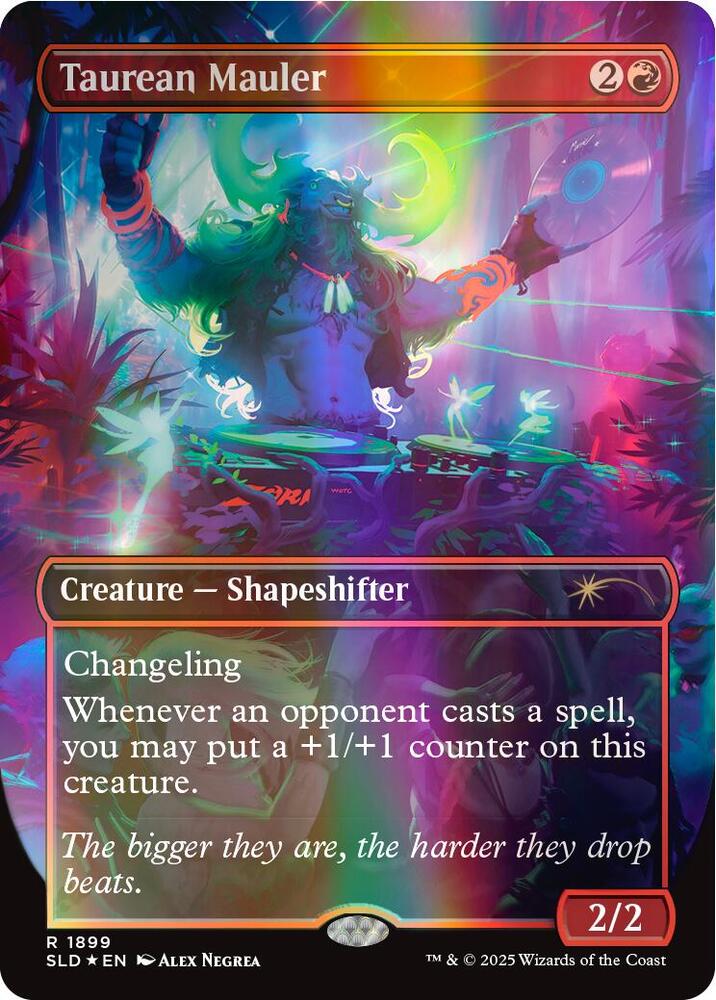 Taurean Mauler (Double Rainbow Foil) 1899 card from Secret Lair Drop Series
