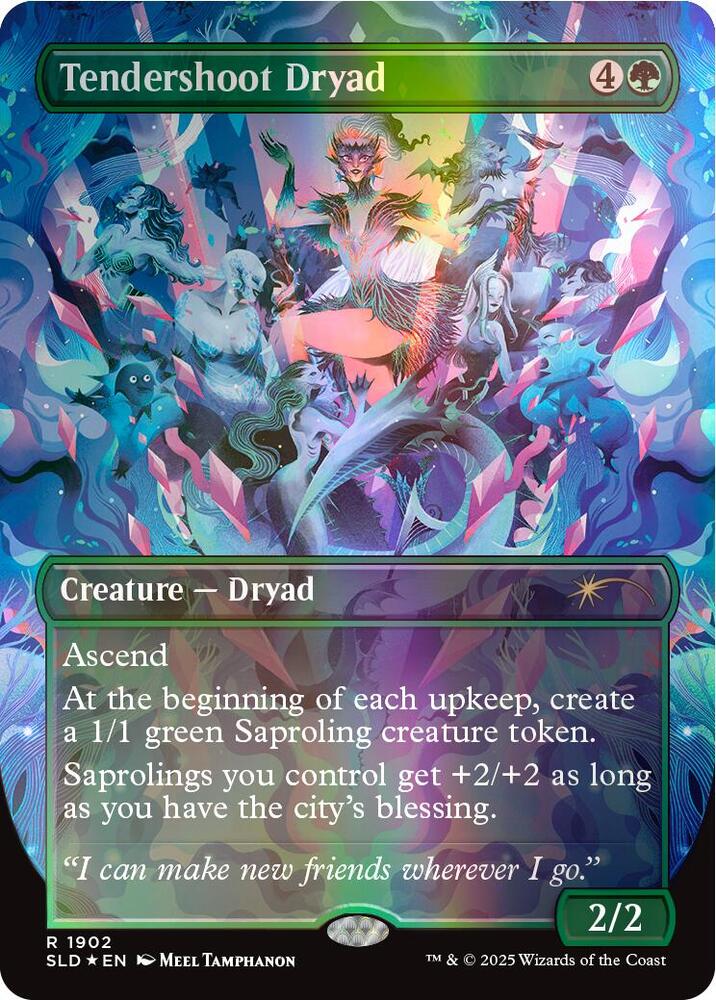 Tendershoot Dryad (Double Rainbow Foil) 1902 card from Secret Lair Drop Series