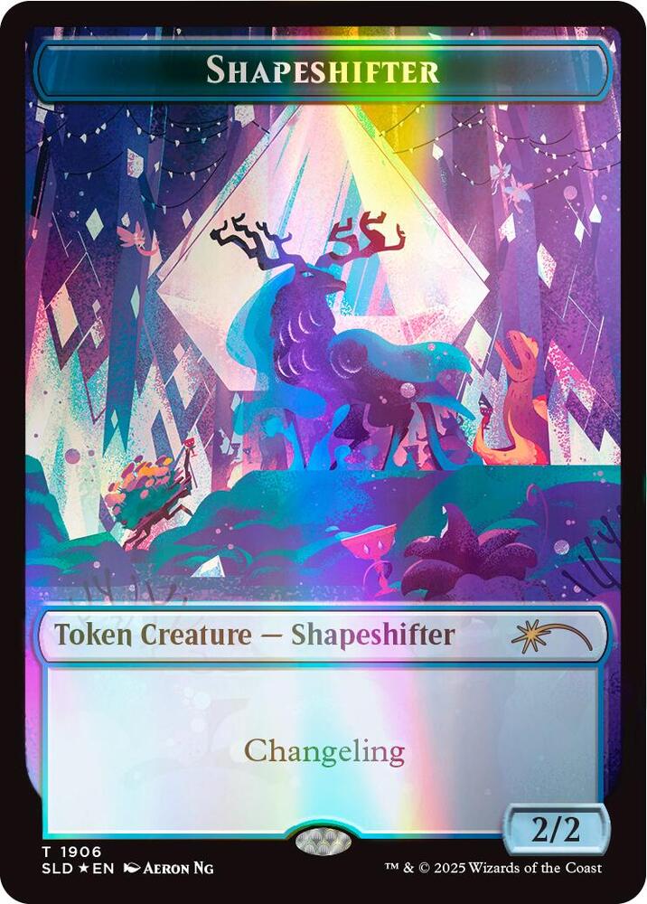 Shapeshifter Token (Double Rainbow Foil) 1906 card from Secret Lair Drop Series