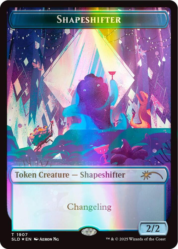 Shapeshifter Token (Double Rainbow Foil) 1907 card from Secret Lair Drop Series
