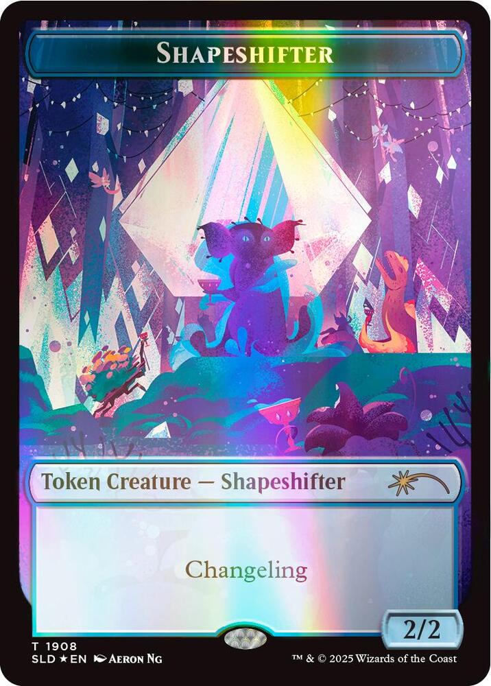 Shapeshifter Token (Double Rainbow Foil) 1908 card from Secret Lair Drop Series