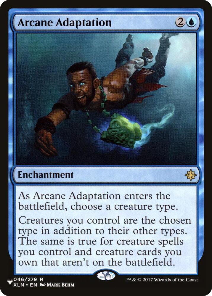 Arcane Adaptation 046/279 card from The List Reprints