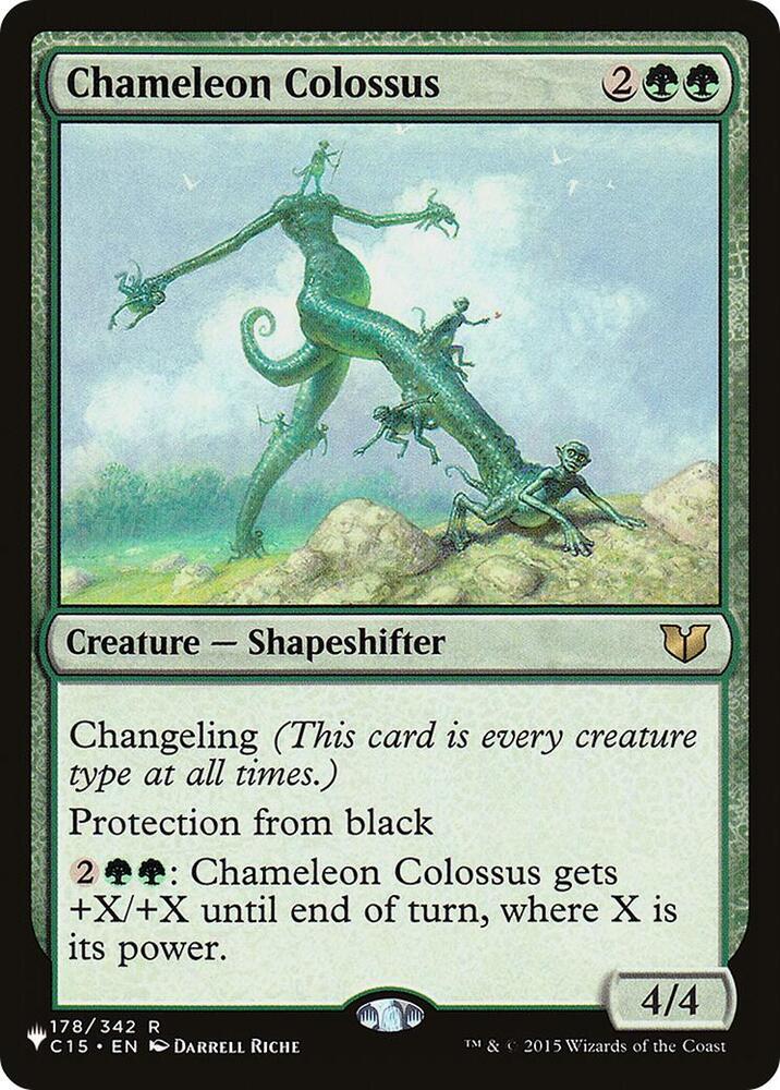 Chameleon Colossus 178/342 card from The List Reprints