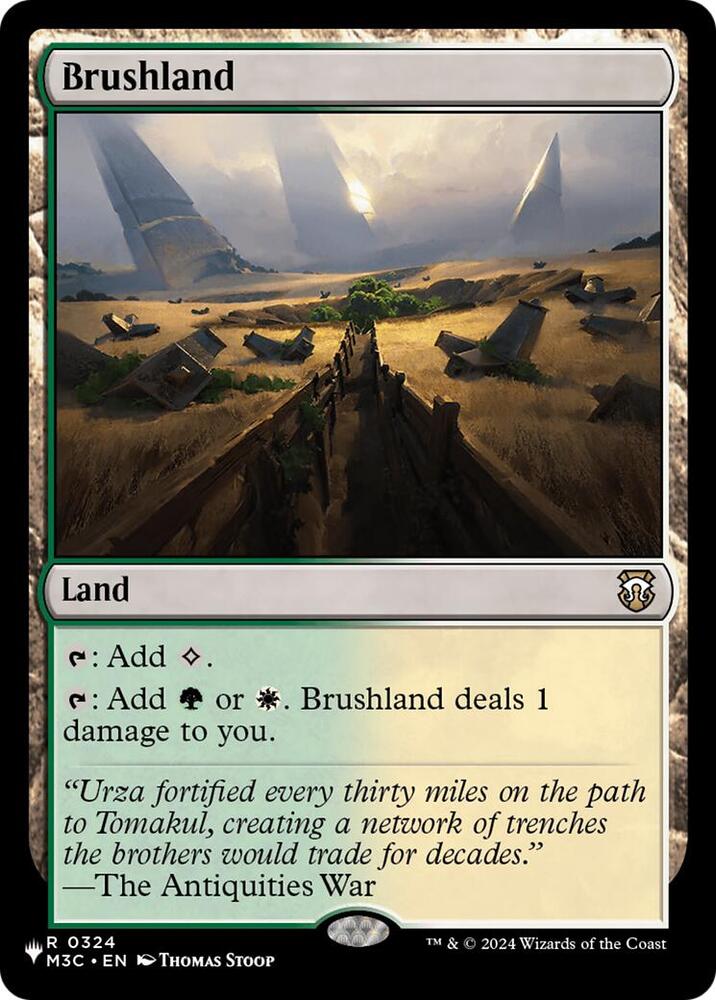 Brushland (M3C) 324 card from The List Reprints