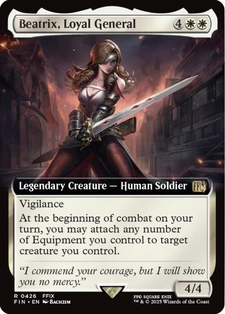 Beatrix, Loyal General (Extended Art) 426 card from FINAL FANTASY