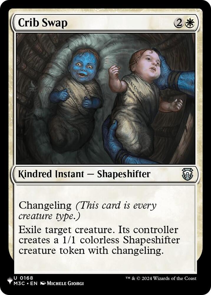 Crib Swap (M3C) 168 card from The List Reprints