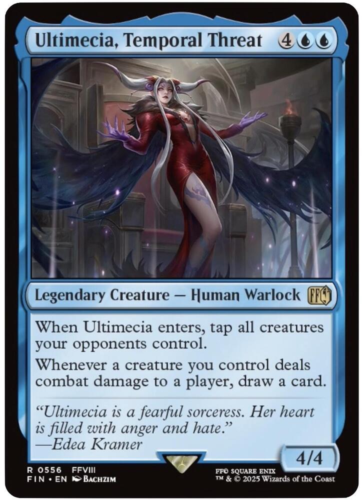 Ultimecia, Temporal Threat 556 card from FINAL FANTASY