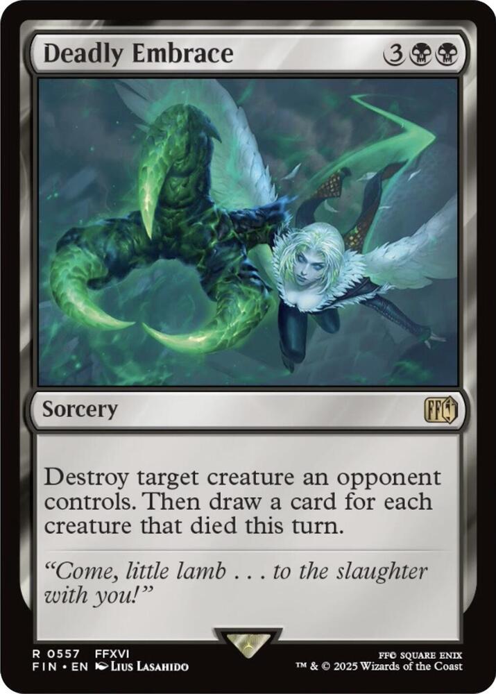 Deadly Embrace 557 card from FINAL FANTASY