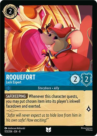Roquefort - Lock Expert 172/204 card from Reign of Jafar