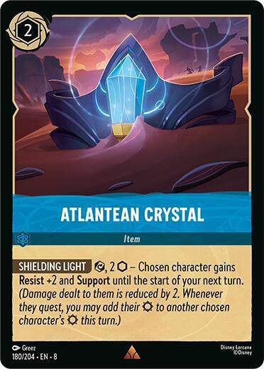 Atlantean Crystal 180/204 card from Reign of Jafar